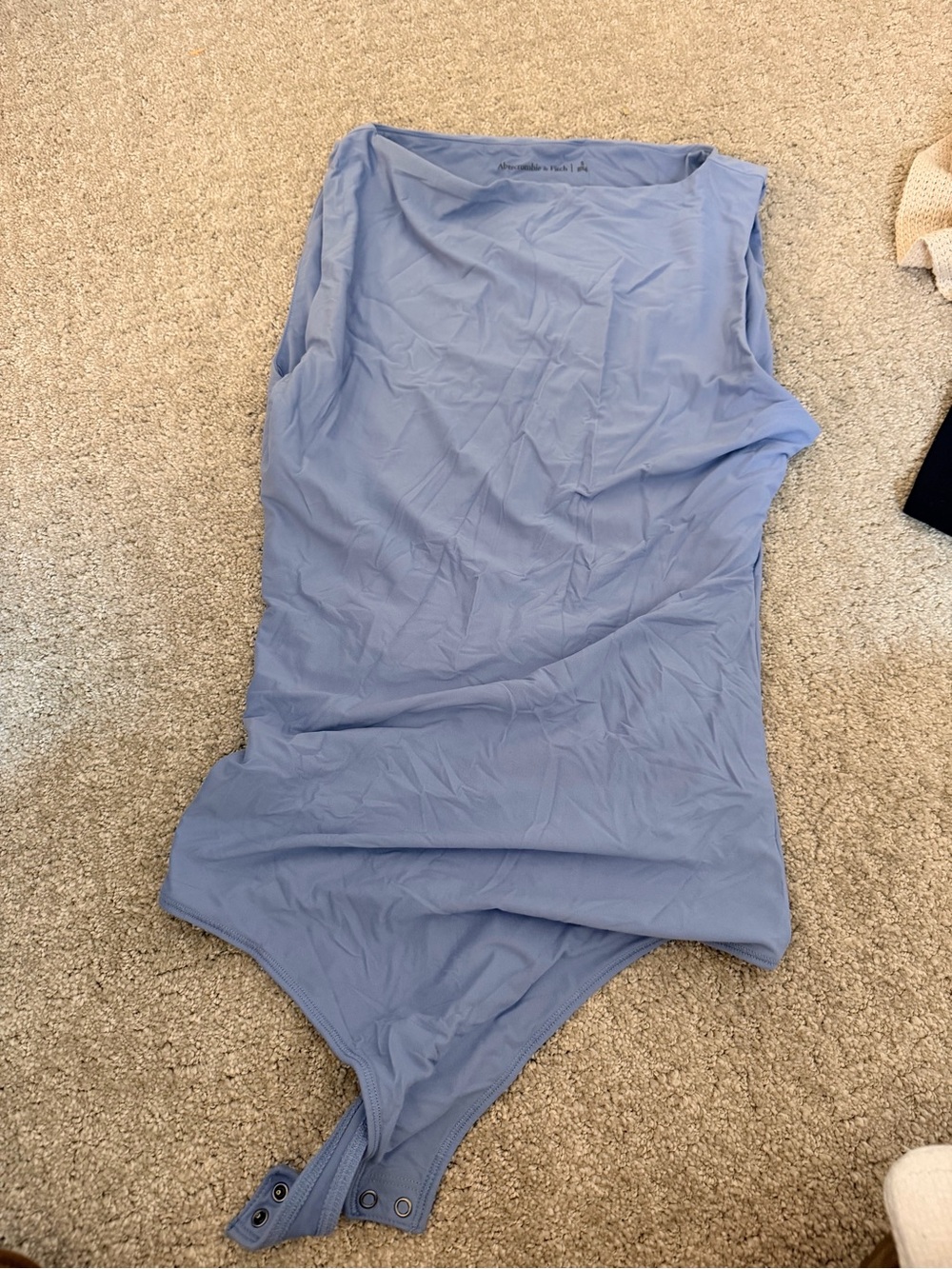 Abercrombie & Fitch Periwinkle Sleeveless Bodysuit